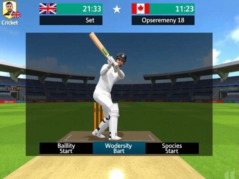 Cricket Champ Pro Gameplay Screenshot